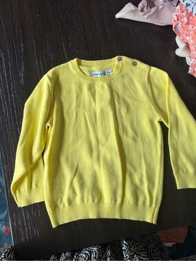 Mayoral Bright Yellow Crewneck Knit